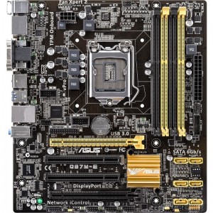 Placa de baza ASUS Q87M-E 4*DDR3, PCIE 3.0, 6*SATA, DIsplay Port, HDMI, DVI-D, VGA, Socket 1150